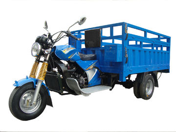 Μηχανοποιημένο 250cc σιδήρου τρίκυκλο φορτίου άξονων Drive με το διαφορικό άξονα για τη βαριά φόρτωση