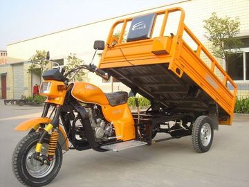 Πορτοκαλής της Κίνας τρίτροχων φορτίου τύπος 9kw σώματος μηχανών τρίκυκλος ανοικτός