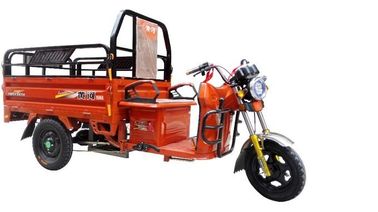 Ενήλικο φορτίου ηλεκτρικό τρίκυκλο τρίτροχο πορτοκάλι 3 πολυασχόλων μοτοσικλετών κινεζικό