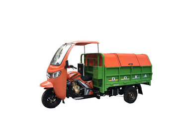 Τρίκυκλο φορτίου βενζίνης 250CC για την αποκομιδή αποβλήτων, αυτόματο ανυψωτικό σύστημα
