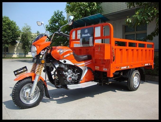 Μηχανοποιημένος 250CC φορτίου τρίκυκλος, κινεζικός 3 ροδών τύπος σώματος μοτοσικλετών ανοικτός