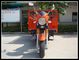 Τρίτροχη μοτοσικλέτα φορτίου βενζίνης/μηχανοποιημένο φρένο τυμπάνων Trike φορτίου