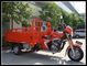 Τρίτροχη μοτοσικλέτα φορτίου βενζίνης/μηχανοποιημένο φρένο τυμπάνων Trike φορτίου