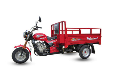 150cc αυτόματο τρίκυκλο 1.8*1.25m φορτίου φορτωτών φορτίου κόκκινο κιβωτίων φορτίου μηχανών