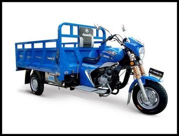 250cc κλείστε το κινεζικό τρίκυκλο μπλε βαριών φορτίων μοτοσικλετών 450KG καμπινών